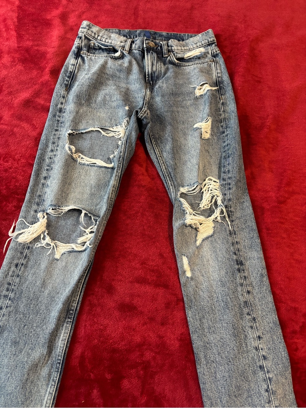 Straight Ripped Jeans - Picture 13 of 17